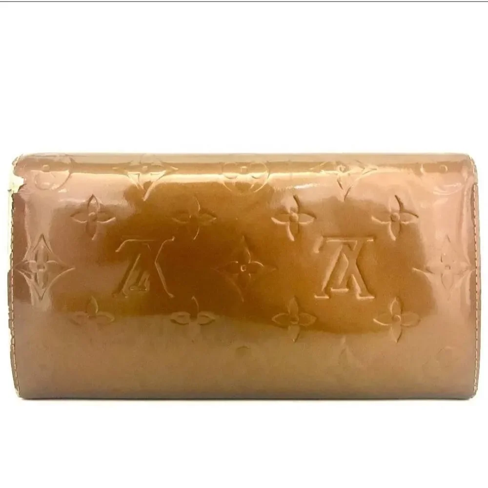 Louis Vuitton Monogram Vernis Sarah Long Bifold Wallet /U3042. TH0033